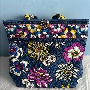 Vera Bradley Blue Floral Tote